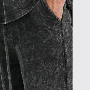 2025 OEM personalizado hombres verano dos piezas algodón manga corta chándal conjuntos camiseta y conjunto corto Unisex - Product Image 2