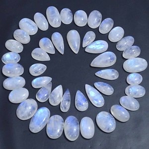 พลอยมูนสโตนธรรมชาติอัญมณีทรงหลวมรูปทรงผสมและอัญมณีชั้นดีสำหรับทำเครื่องประดับ - Product Image 2