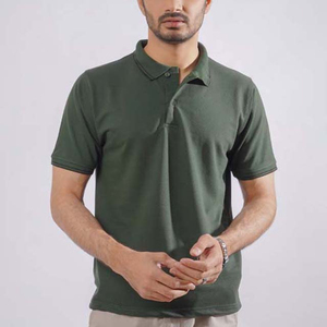 Camisas de Algodón Transpirables de Secado Rápido de Alta Calidad para Hombre, Personalizadas OEM, Talla Grande, Manga Corta, Color Sólido, Ecológicas - Product Image 6