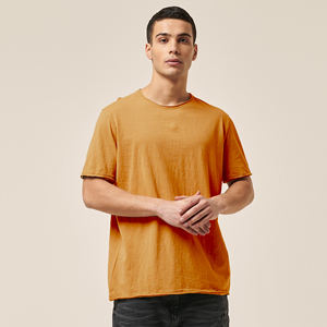 Ropa de hombre, ropa informal, camiseta de color liso, camiseta ligera para hombre, camiseta elegante de la mejor calidad con su propio logotipo - Product Image 1