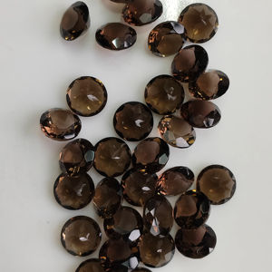 ควอตซ์สโมคกี้ธรรมชาติ 10 มม. ทรงกลมเจียระไนแบบบริลเลียนท์ คุณภาพดีที่สุด พลอยเม็ดเดี่ยวสำหรับทำเครื่องประดับ - Product Image 4