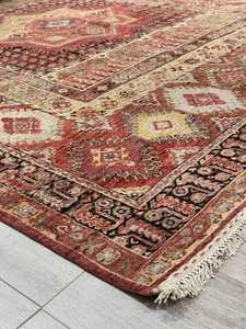 Handmade Persian Carpet High Quality 5x7 Red Silk Wool Woven Cotton Design for Living Room Sizing 4x6 6x7 6.6x4.7 Area <b>Rugs</b> Sets - Product Image 6