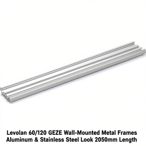 โครงเหล็กติดผนัง Levolan 60/120 GEZE รุ่นอลูมิเนียมและสแตนเลส ความยาว 2050 มม. - Product Image 3