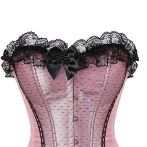 Corset en cuir de haute qualité de taille personnalisée pour femmes Corset de couleur unie respirant pour vêtements de club - Product Image 6
