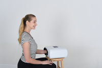 [Handel] Masseur de mains premium à compression d'air, design compact, soin des doigts, soulagement du stress, dispositif de soutien à la circulation