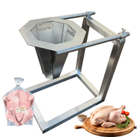 Machine d'Abattage Commerciale Mini Volaille Poulet en Acier Inoxydable, Faible Coût, Petite Unité de Traitement de Volailles