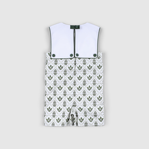 BC1449 - Combinaison de jardin Safari avec détails brodés à la main ODM/OEM Automne Sans manches Certifiée OEKO-TEX Écologique - Product Image 2