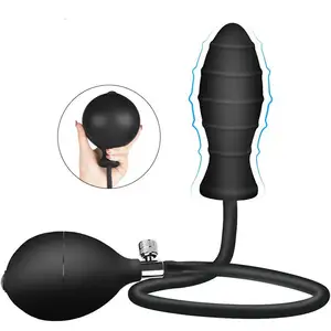 Anal Pumping Toy Expand Dildo Air-Filled Inflatable Anal Plug Inflatable Butt Plug Anal Beads