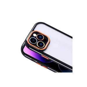 Coque de protection en silicone de qualité supérieure pour iPhone 14 Pro Max, série Vitamine, avec cadre coloré, anti-traces de doigts, en polycarbonate. - Product Image 2