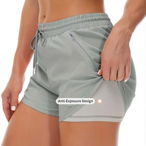 Shorts pour femmes de haute qualité, décontractés, confortables, athlétiques, en coton élastique, pour la course à pied, avec poches, taille haute, séchage rapide - Product Image 4