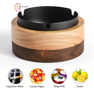 Cendrier en métal Durable traditionnel collecteur de cendres fait main avec couvercle accessoires de cendrier résistant à la rouille de meilleure qualité pour la décoration intérieure - Product Image 3