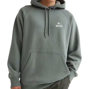 OEM Sweat à capuche surdimensionné 100% coton de haute qualité pour hommes Style décontracté Manteau d'hiver avec motif solide et logo imprimé - Product Image 1