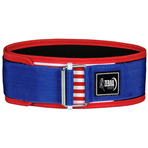 Sabuk Penyangga Pinggang Neoprene Premium untuk Gym, Penutup <span class=keywords><strong>Hook</strong></span> <span class=keywords><strong>Loop</strong></span>, Penyangga Punggung untuk Angkat Beban, Perlindungan Profesional, Unisex, ZEBRA - Product Image 5