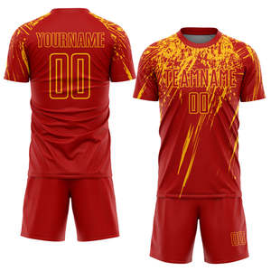 Uniformes de fútbol de alta calidad, proveedor OEM, conjuntos de camisetas de fútbol con logotipo personalizado para escuelas, ligas amateur y partidos de torneo - Product Image 4