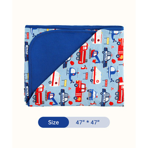 ผ้าห่อตัวเด็กทารกพิมพ์ลายทีมกู้ภัย ทำจากผ้าถักนิตติ้งเนื้อฟลีซ - Product Image 5