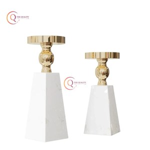 Bougeoir en marbre massif fait à la main Gamme de prix bas Temple de la maison Autres bougeoirs Lanternes Pots à bougies uniques de l'exportateur - Product Image 4