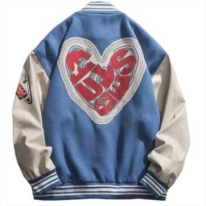 Blouson aviateur universitaire en laine personnalisé unisexe style baseball pour hommes veste décontractée à boutons nouvelle veste unisexe à col en V en laine - Product Image 2