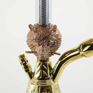 Ensemble de narguilé de style égyptien personnalisable de haute qualité Shisha en alliage de zinc de conception unique pour un usage personnel en gros verre dépoli - Product Image 3