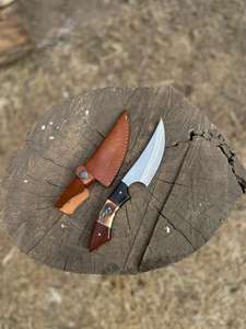 Cuchillo Plegable de Acero de Damasco Hecho a Mano, Cuchillo de Bolsillo para Caza y Actividades al Aire Libre, Bajo MOQ, Precio Económico, Gran Venta - Product Image 1