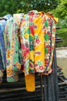 Vente en gros de courtepointes Kantha en coton vintage indien Sari Kantha à la main Couvertures Belles couvertures de literie bohème