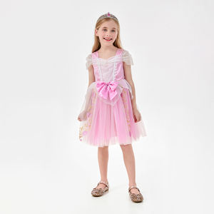 Soldes de liquidation en stock : <span class=keywords><strong>Robe</strong></span> de princesse rose Aurora pour enfants, pour fête d'anniversaire, costume, distributeurs - Product Image 1