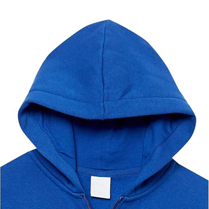 Comfort zipper hoodie <b>neutral</b> tone relaxed silhouette soft touch lightweight midlayer casual apparel - Product Image 2