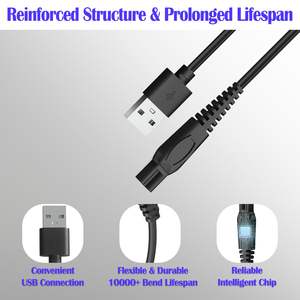 Kit de toilettage professionnel rechargeable par USB, tondeuse à cheveux réglable pour barbiers, lames en acier inoxydable pour usage domestique - Product Image 2