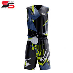 Uniforme de basket-ball 100% Design de nom de joueur d'équipe personnalisé et Logo Ensemble de basket-ball de vêtements de sport pour hommes - Product Image 6