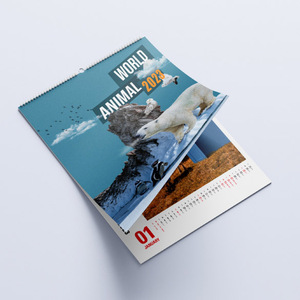 Straight-Sided Wall <b>Calendar</b> - Product Image 1