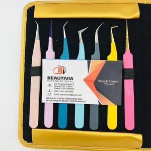 แหนบต่อขนตาสแตนเลสแบบมืออาชีพแหนบปลายแหลมแบบยั่งยืน - Product Image 3
