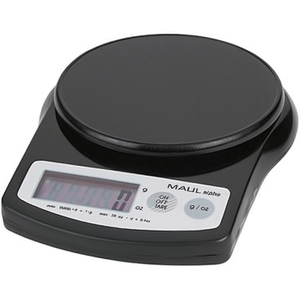 Balance de bureau 12,4 cm, balance à lettres noires 2g-2kg, sans connexion au réseau électrique, par MAUL - Product Image 2