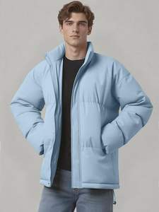 Proveedor OEM personalizado Puffer chaqueta hombres 2025 moda Cálido impermeable ligero aislamiento invierno prendas de vestir exteriores a granel al por mayor - Product Image 3