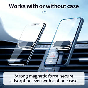 Support magnétique pour téléphone de voiture, fixation sur grille d'aération, aimant puissant, support universel pour smartphone, clip pour tableau de bord - Product Image 4