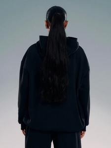 Ensemble de survêtement de sport décontracté à capuche imprimé pour femmes, pour le fitness, le yoga, le port quotidien - Streetwear d'automne uni - Product Image 5