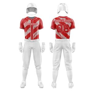 เสื้อเบสบอลสำหรับเยาวชนปรับแต่งได้ชุดเครื่องแบบกีฬาผลิตจากการระเหิด - Product Image 5