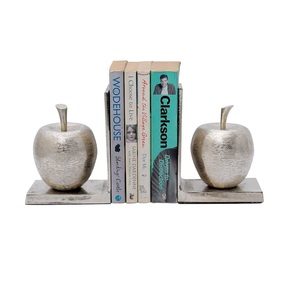 Figurine haute de style moderne en fonte d'aluminium serre-livres en nickel brut décoration intérieure et bureau artisanat en métal cadeau pour hommes - Product Image 5