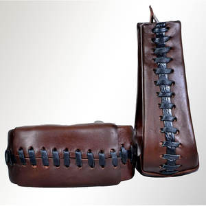 Paire d'étriers en cuir de selle occidentale de qualité supérieure équitation baril course sentier équitation rodéo utilisation équestre - Product Image 6