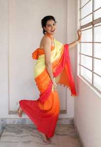 Sari indio de buena calidad, el último Sari de seda suave de Banarasi para bodas y fiestas a precio mayorista de fabricante indio - Product Image 2