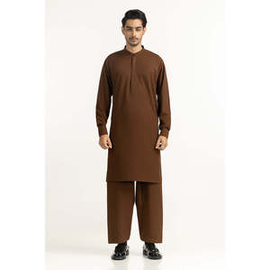 Costumes en coton brodés coupe classique Modèle SK-EMB25-020 - Product Image 4