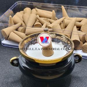 CINNAMON <b>INCENSE</b> CONES / PURE NATURAL INGREDIENTS / CALMING SCENT / LOW PRICE / MADE in VIETNAM - Product Image 4