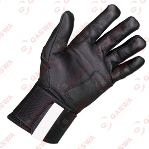 Dernier modèle de gants de baseball à poignets longs pour la protection des mains au niveau des doigts Gants de softball en cuir rouge et noir - Product Image 5