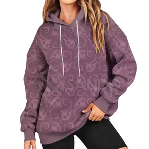 เสื้อฮู้ดผู้หญิงลายพิมพ์สำหรับฤดูหนาว ผ้าฝ้าย 100% เป็นมิตรกับสิ่งแวดล้อม ขั้นต่ำในการสั่งซื้อน้อย ขายส่ง คุณภาพสูง สไตล์ฮิปฮอป - Product Image 1