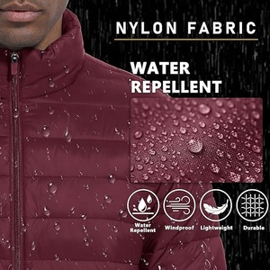 Men's Puffer <b>Waterproof</b> <b>Jacket</b> Quilted Designer Winter Bubble <b>Padded</b> Coat Down Nylon Outdoor Custom Puffer <b>Jacket</b> Men - Product Image 3