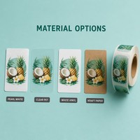 Étiquettes personnalisées pour bouteilles de boisson, blanc nacré scintillant, autocollantes, imperméables, en rouleau, impression numérique UV