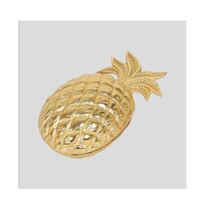 Cuenco para servir frutas secas y alimentos de aluminio con acabado dorado recién llegado para hotel en casa - Product Image 1