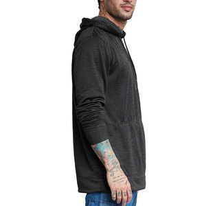 Sudadera con capucha térmica de poliéster Premium para hombres Ropa de todo el día Deportiva Elegante Mejor color sólido Moda de manga completa para invierno - Product Image 3