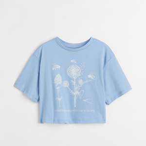 สุภาพสตรีเสื้อยืดแบรนด์ใหม่ที่มีคุณภาพสูงเสื้อยืดบางพอดีสาวราคาถูกวัสดุผ้าฝ้าย100% - Product Image 1