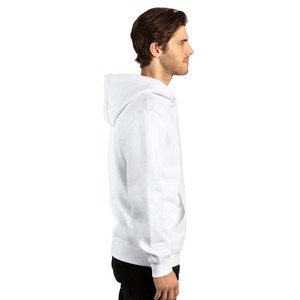 Sweat à capuche zippé en molleton français pour homme, coupe ample, poches kangourou, noir - Product Image 6