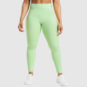 Nouveau modèle Leggings de yoga pour femmes en matériaux de qualité supérieure, faciles à utiliser de façon décontractée, leggings de yoga à taille élastique avec logo personnalisé - Product Image 1