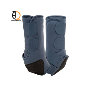 Protège-tendons en néoprène pour chevaux, coque rigide en PU, réglables, pour le saut d'obstacles - Product Image 1